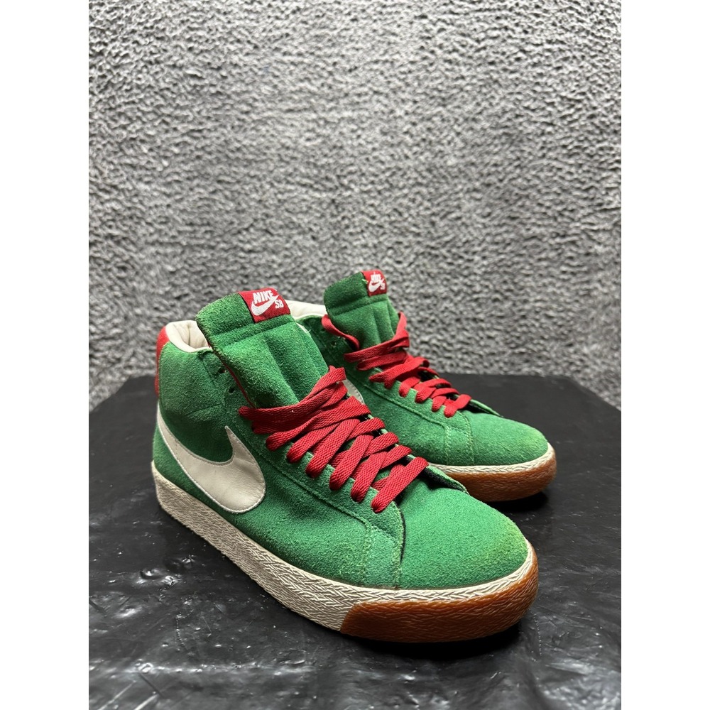 Nike 2007 SB Blazer High Top Sneakers‎ Pine Green 310801-311 Mens Size 9.5 US